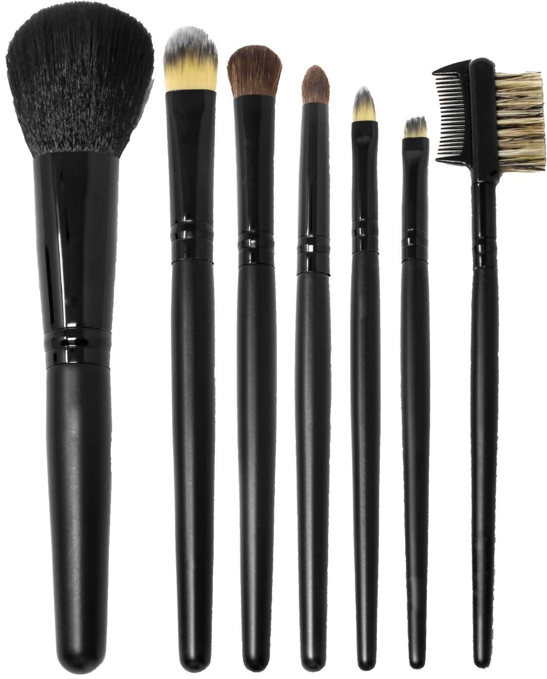 Sophisticated Silver 7 Piece Makeup Brush Set – Ricca Reene Beauty